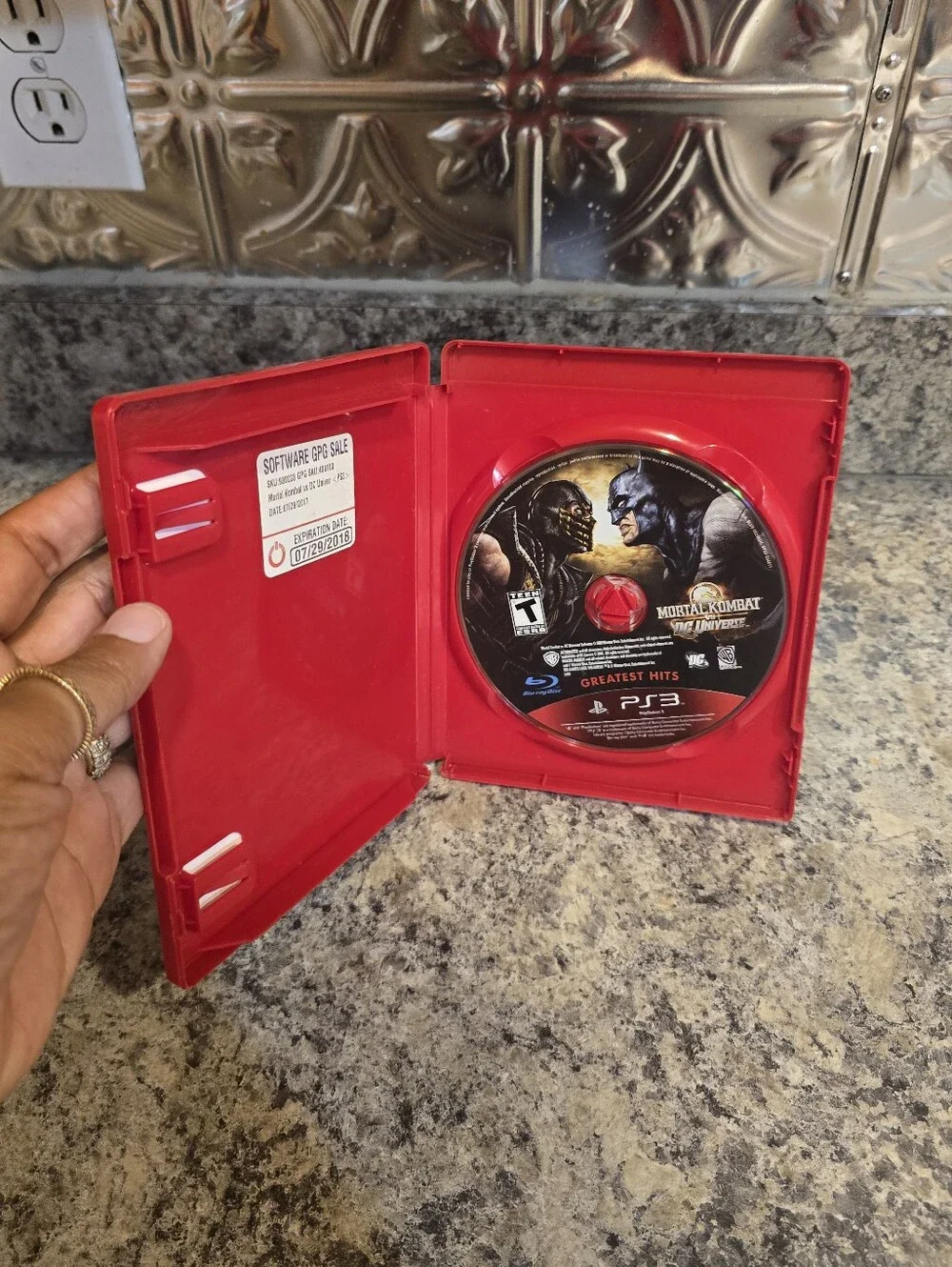 Mortal Kombat vs DC Universe (Sony PlayStation 3, 2008) Greatest Hits edition PS
